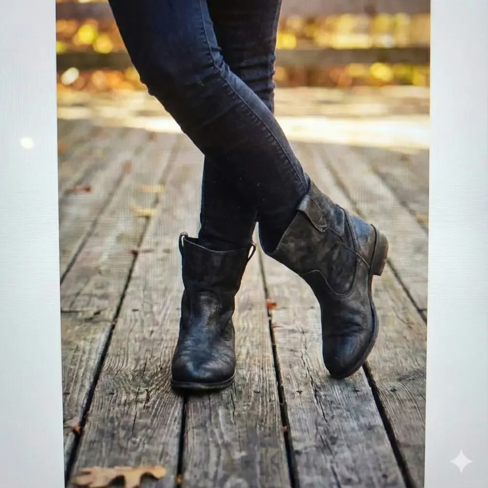 Charles by Charles David Leather Boots, Women's Size 8